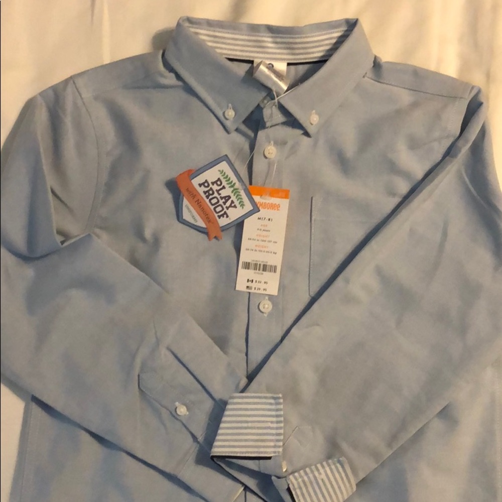 New with tags button down long sleeve shirt